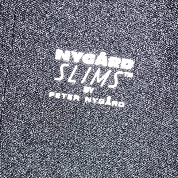 Nygard Slims pants Sz M slimming ankle button detail pull on - Picture 5 of 6